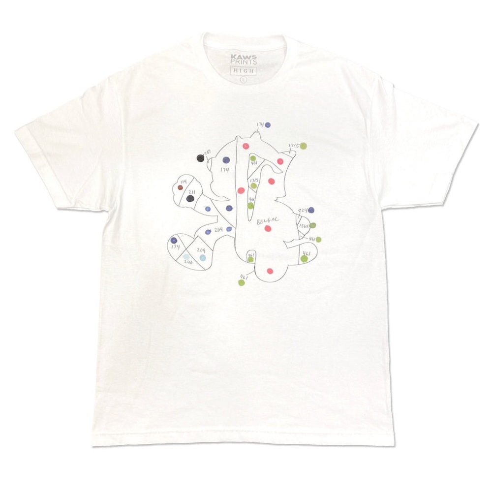 New KAWS Museum of High Art  T-Shirt - XXL